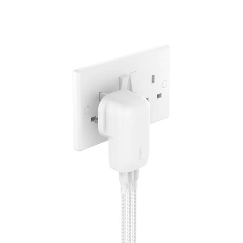 Belkin WCC002myWH 67W Triol USB-C PD3.1 PPS Gan Charger by Corporate Gift Store Singapore