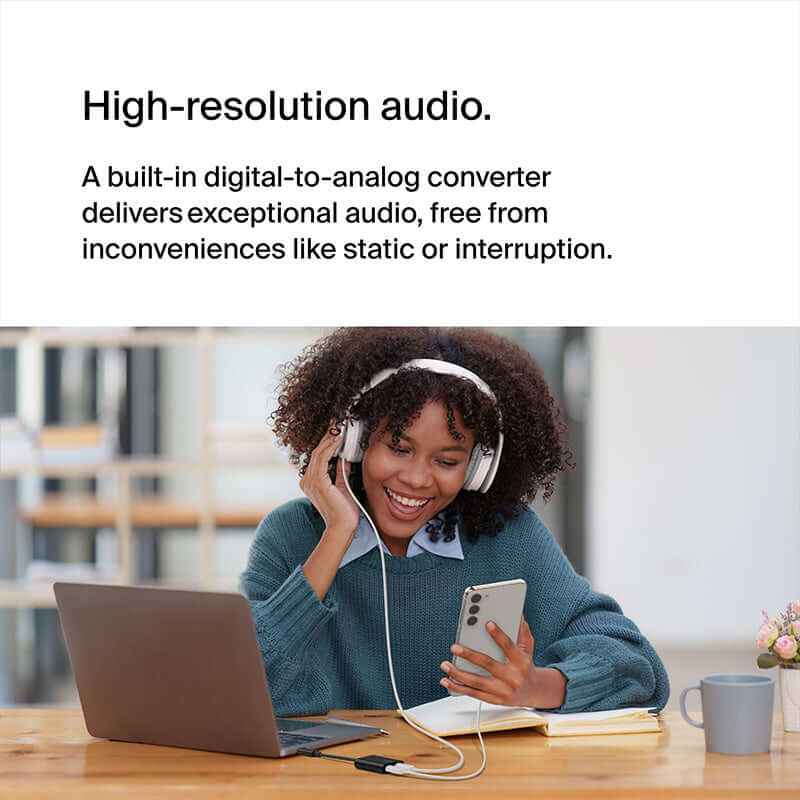 Belkin F7U081 RockStar USB-C Audio + Charge Adapter by Corporate Gift Store Singapore