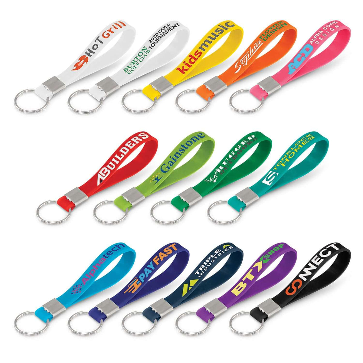 Silicone Key Ring - Debossed Corporate Gift Singapore