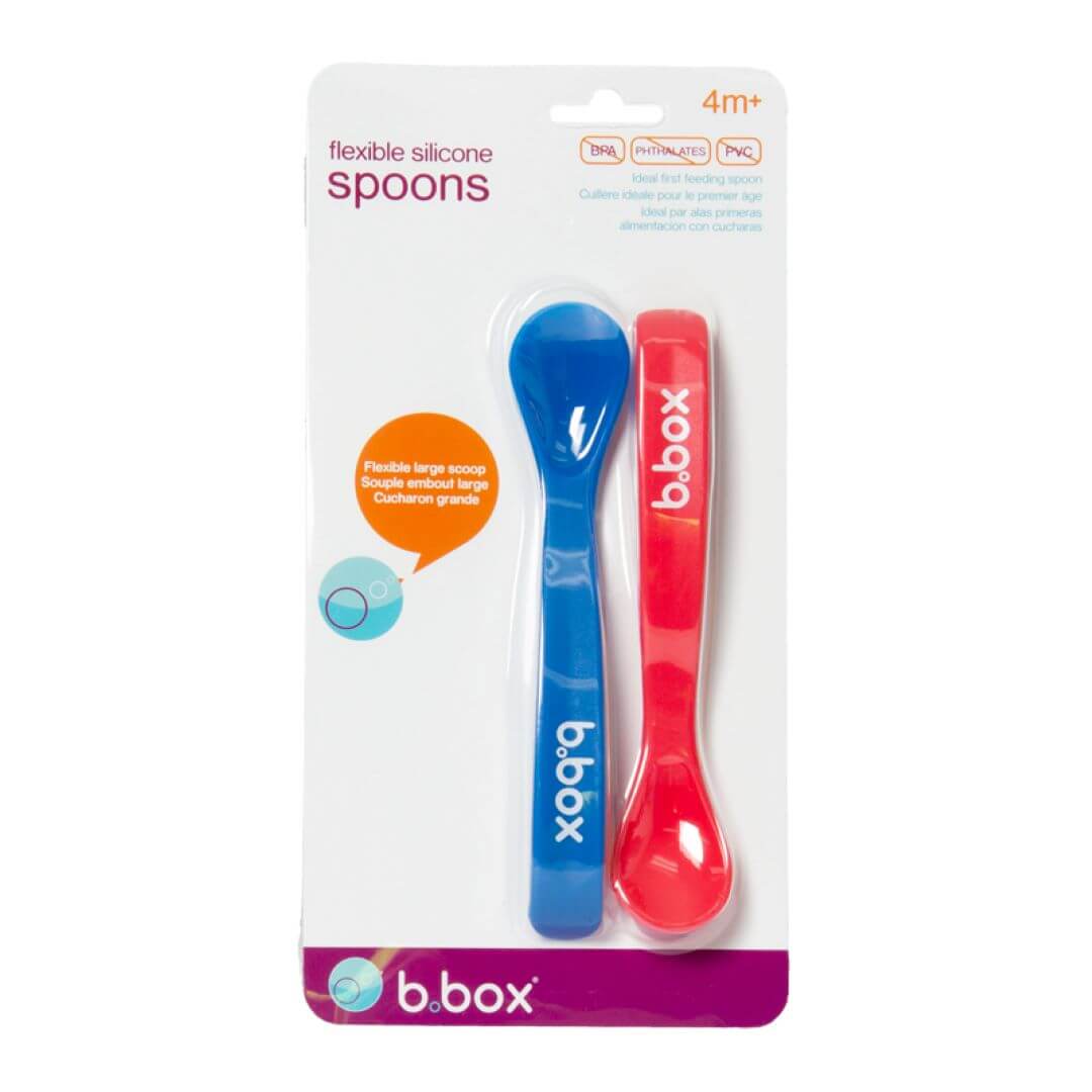 B BOX Flexible Silicone Spoons (2Pk) by Corporate Gift Store Singapore