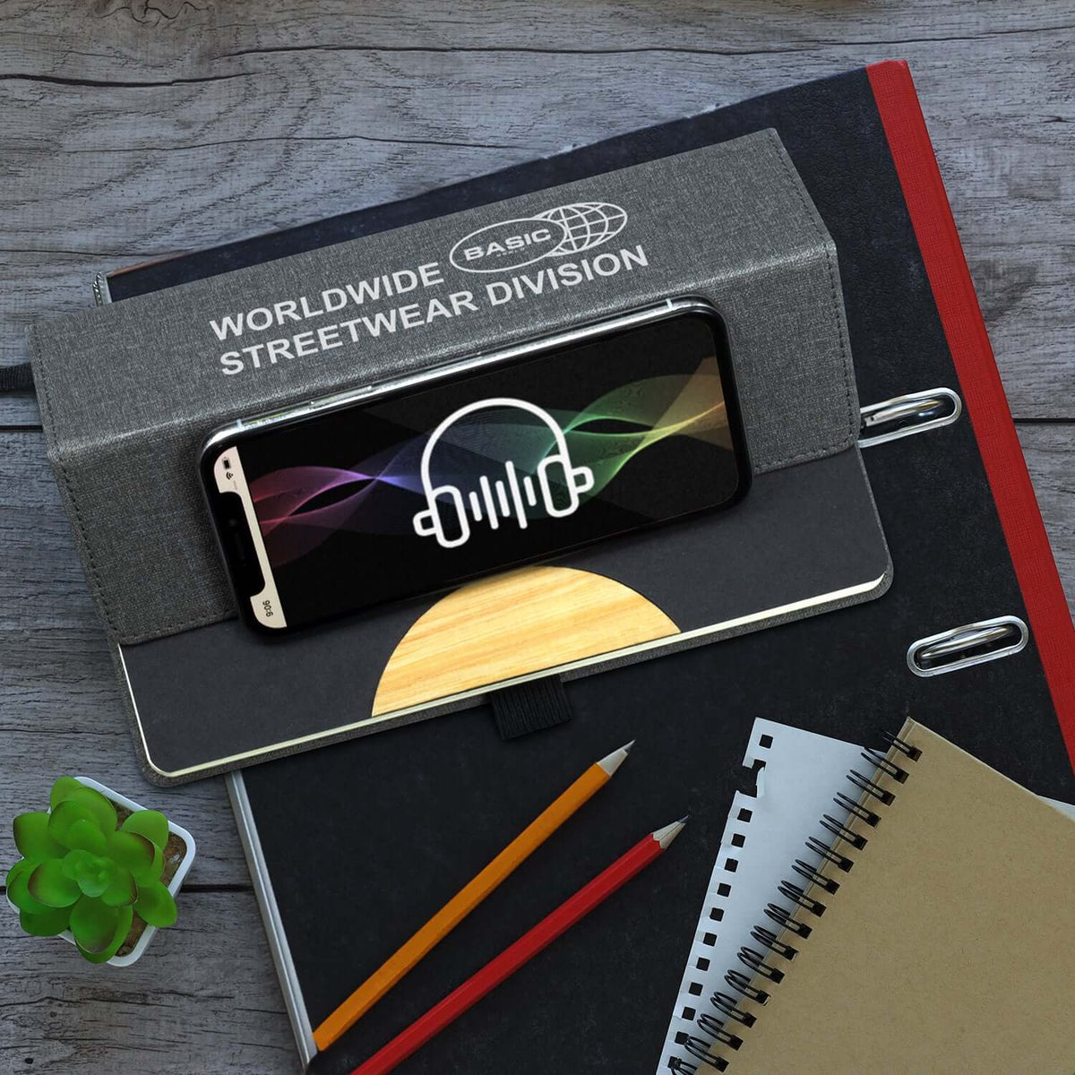 Atoll Notebook with Phone Stand Corporate Gift Singapore