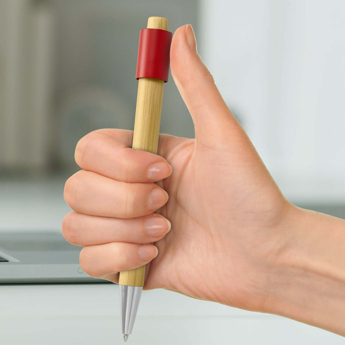 Unwind Bamboo Spinner Pen Corporate Gift Singapore