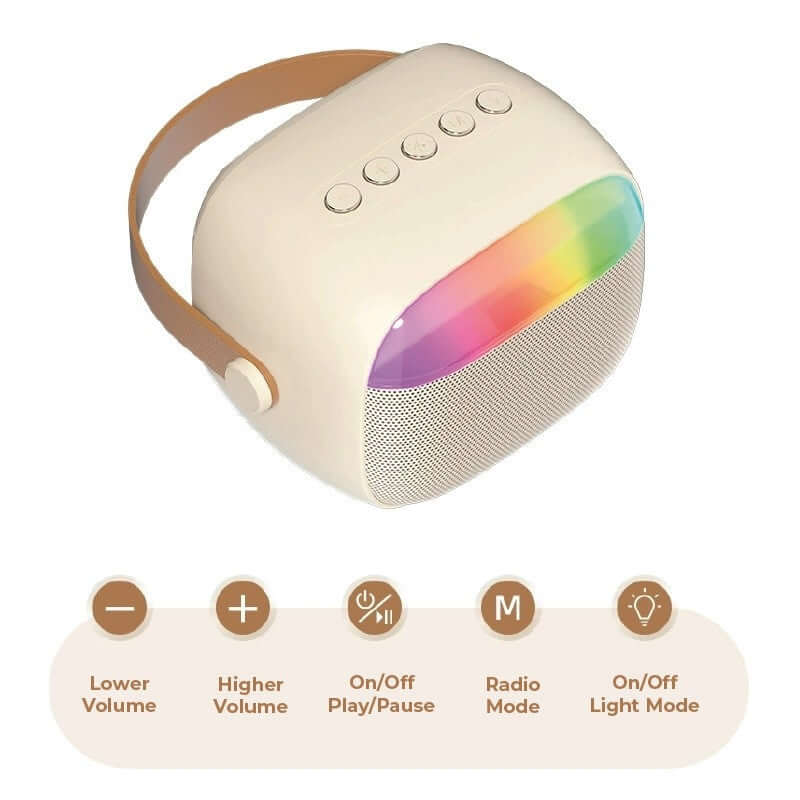 Portable Karaoke Bluetooth Speaker with Microphone by Corporate Gift Store Singapore