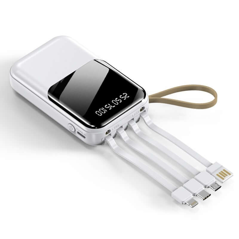 10000mAh Powerbank with 4 Detachable Cable by Corporate Gift Store Singapore