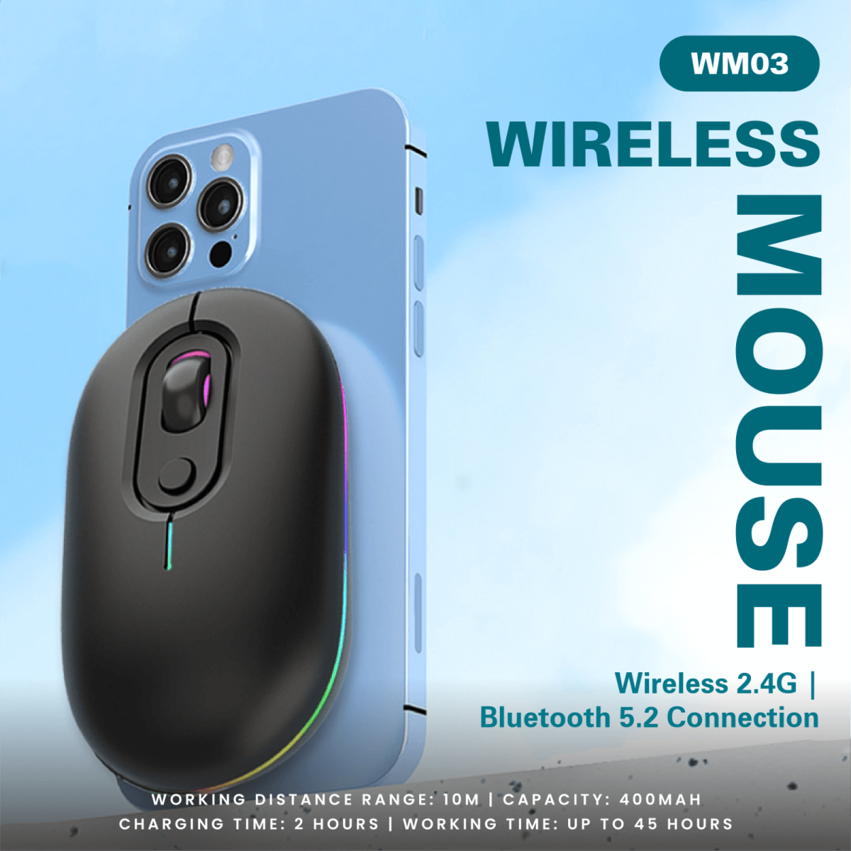 Dual Mode Wireless Mouse by Corporate Gift Store Singapore