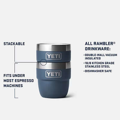 Yeti Rambler® 4 oz Stackable Cups by Corporate Gift Store Singapore
