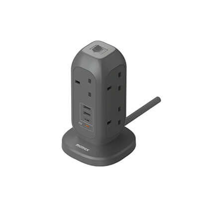 Momax OnePlug 7-Outlet Power Strip With USB by Corporate Gift Store Singapore