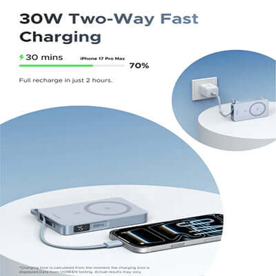 UGREEN MagFlow Magnetic Wireless Power Bank 10000mAh Corporate Gift Singapore