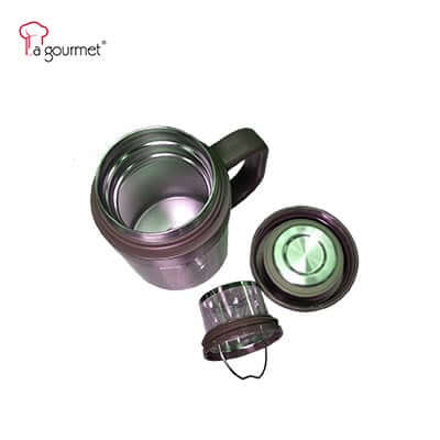 La Gourmet Sakura 0.5L Thermal Mug With Strainer by Corporate Gift Store Singapore