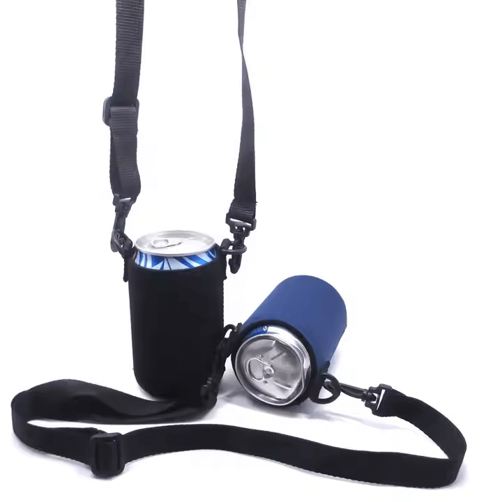 Neoprene Can Cooler with Adjustable Strap by Corporate Gift Store Singapore