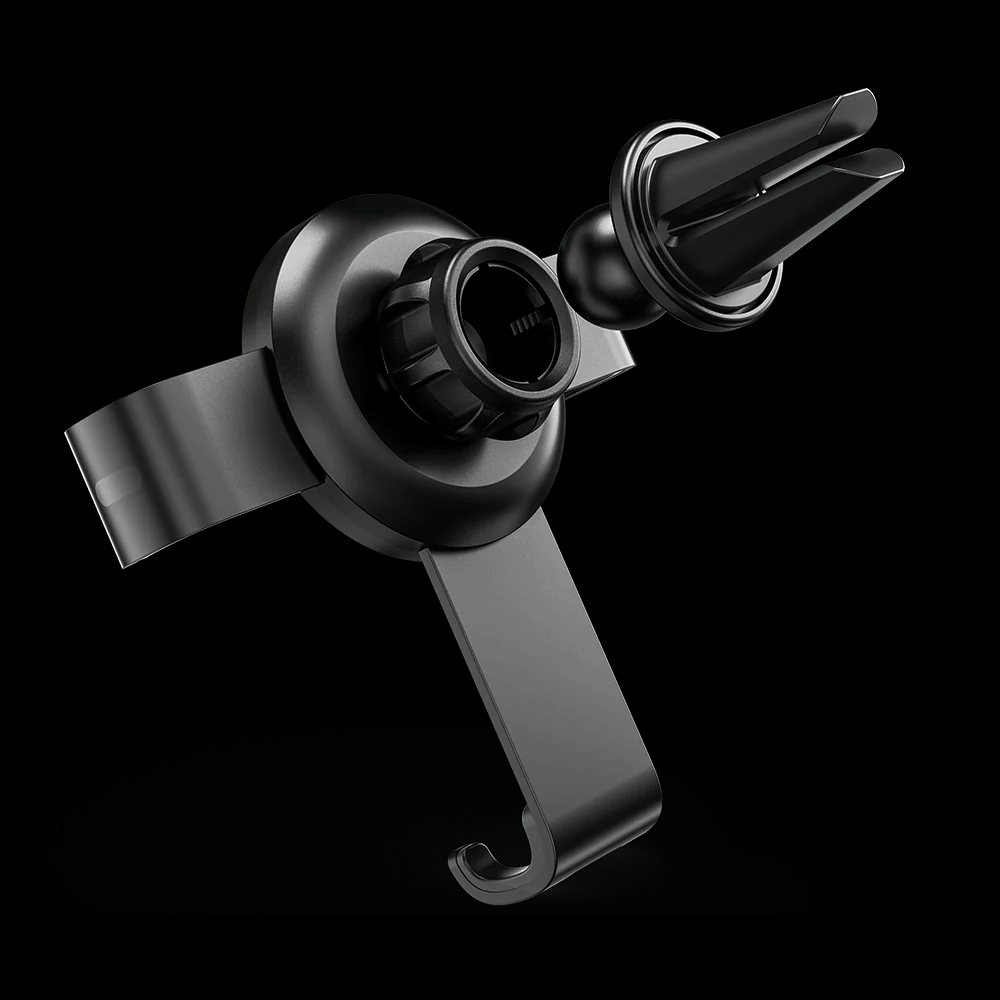 Vention Stable Car Phone Mount with secure grip and one-handed operation for convenience while driving.