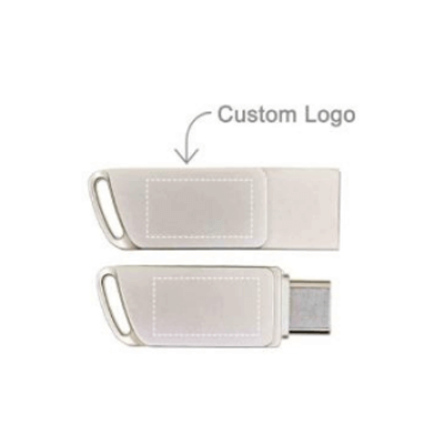 Swivel OTG USB Drive with Loop (Android) by Corporate Gift Store Singapore