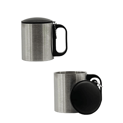 Stainless Steel Mug With Lid by Corporate Gift Store Singapore