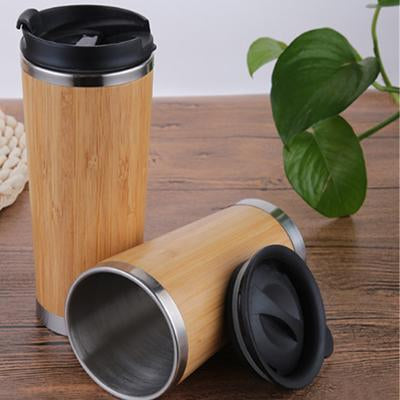 Eco Friendly Bamboo Insulated Vacuum Flask by Corporate Gift Store Singapore