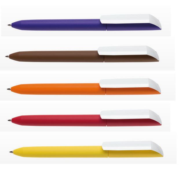 Flow Pure Plastic Pen by Corporate Gift Store Singapore