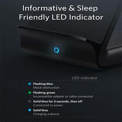Anker PowerWave 7.5 Wireless Charging Stand 10W by Corporate Gift Store Singapore