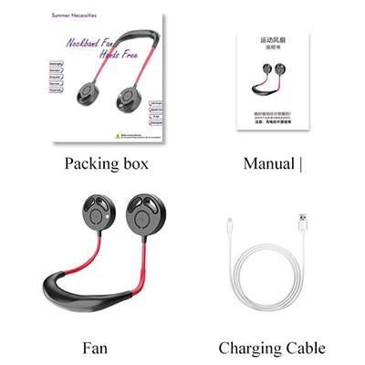 Leafless Portable Neck Hanging Fan by Corporate Gift Store Singapore