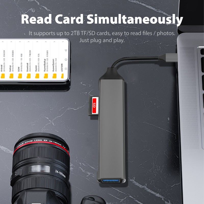 Ultra Slim 5 Ports USB Hub by Corporate Gift Store Singapore