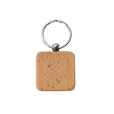 Wooden Keychain (3x3cm) by Corporate Gift Store Singapore