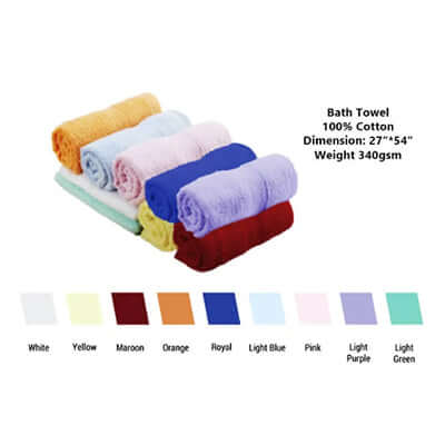 340gsm Cotton Bath Towel by Corporate Gift Store Singapore