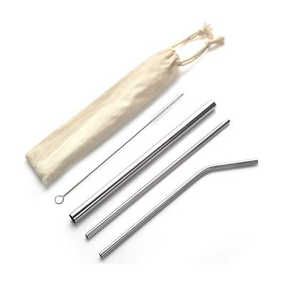 4 Pieces Stainless Steel Straw Set | gifts shop