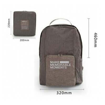 Foldable Lightweight Backpack by Corporate Gift Store Singapore