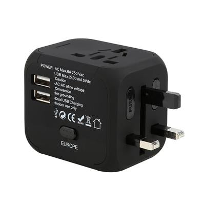 4 plugs Universal Travel Adaptor by Corporate Gift Store Singapore