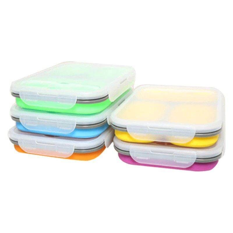 Silicone Collapsible Portable Lunch Box by Corporate Gift Store Singapore