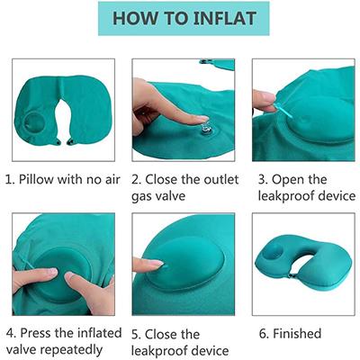 Travel Inflatable U-Shaped Neck Pillow by Corporate Gift Store Singapore