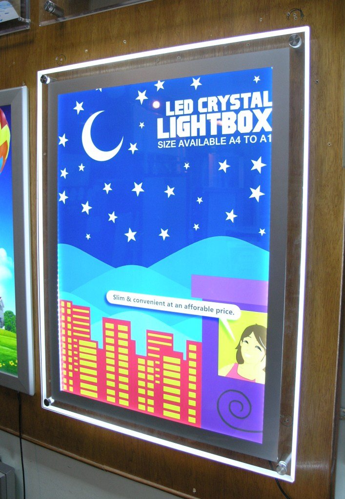 LED Crystal Light Box by Corporate Gift Store Singapore