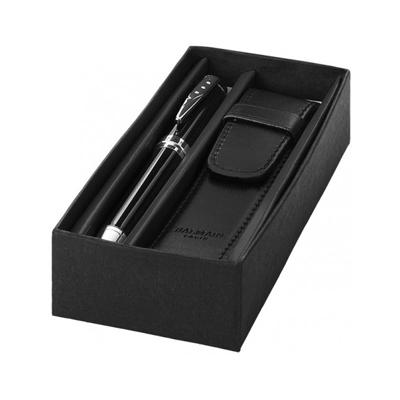Balmain Lacquered Pen with Gift Pouch Set | gifts shop
