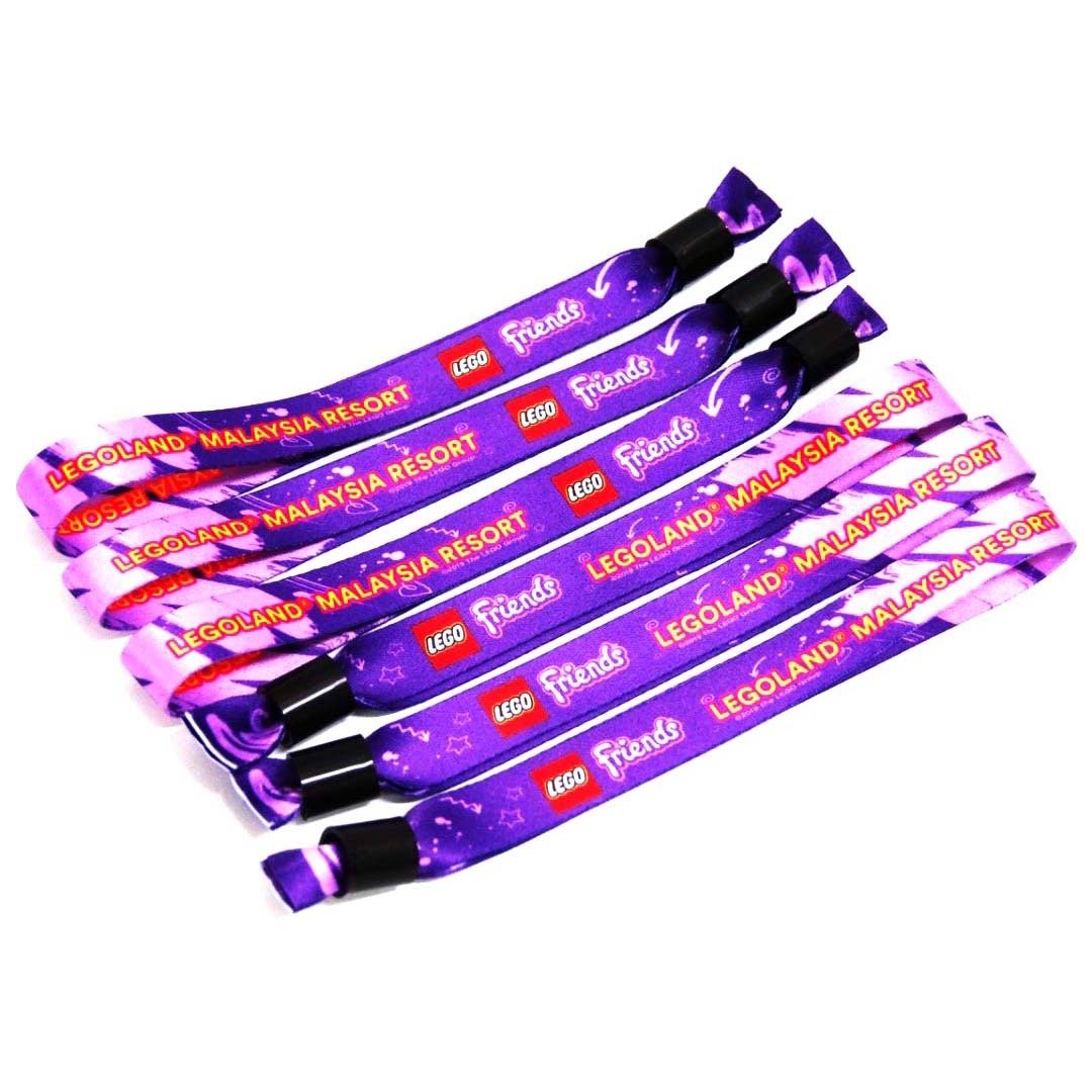 Custom Polyester Wristband by Corporate Gift Store Singapore