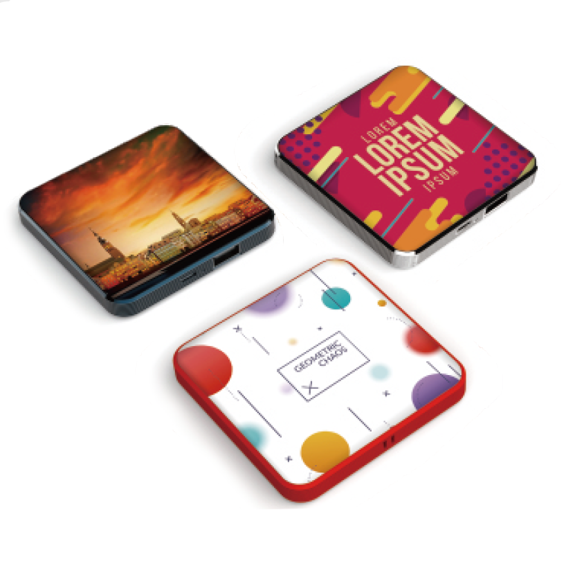 Wireless Charger with Metallic Plating by Corporate Gift Store Singapore