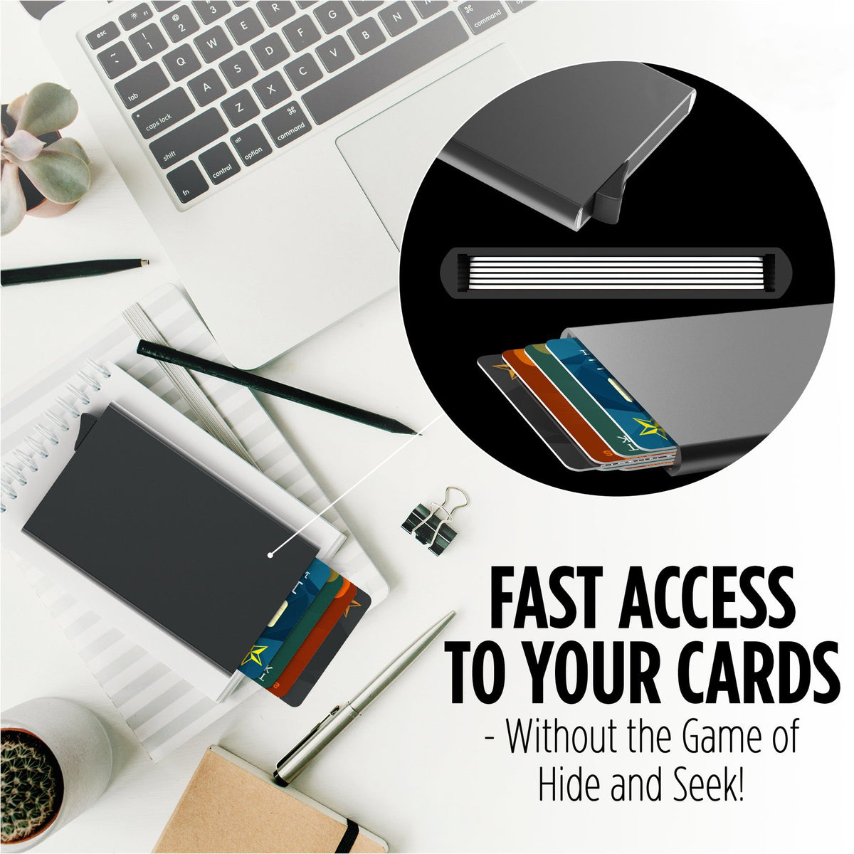 RFID Metallic Card Holder by Corporate Gift Store Singapore