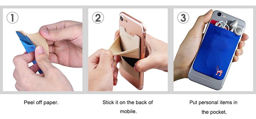 Lycra Mobile Phone Smart Pocket by Corporate Gift Store Singapore