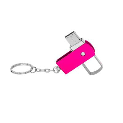 Metal Swivel USB Drive with Keychain by Corporate Gift Store Singapore
