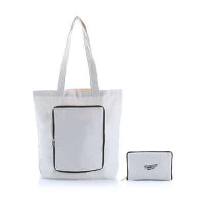 Zipper Foldable Tote by Corporate Gift Store Singapore