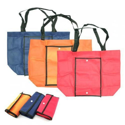 Foldable Shopping Bag with Plastic Buttons | gifts shop