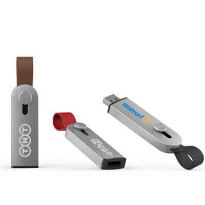 Aluminium USB Stick with Lanyard by Corporate Gift Store Singapore