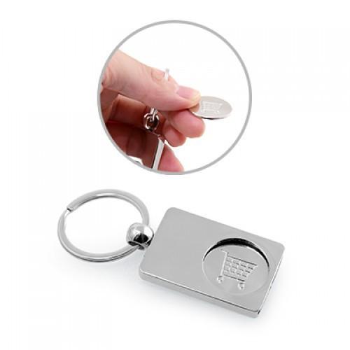 Unocom Keychain With Trolley Coin by Corporate Gift Store Singapore