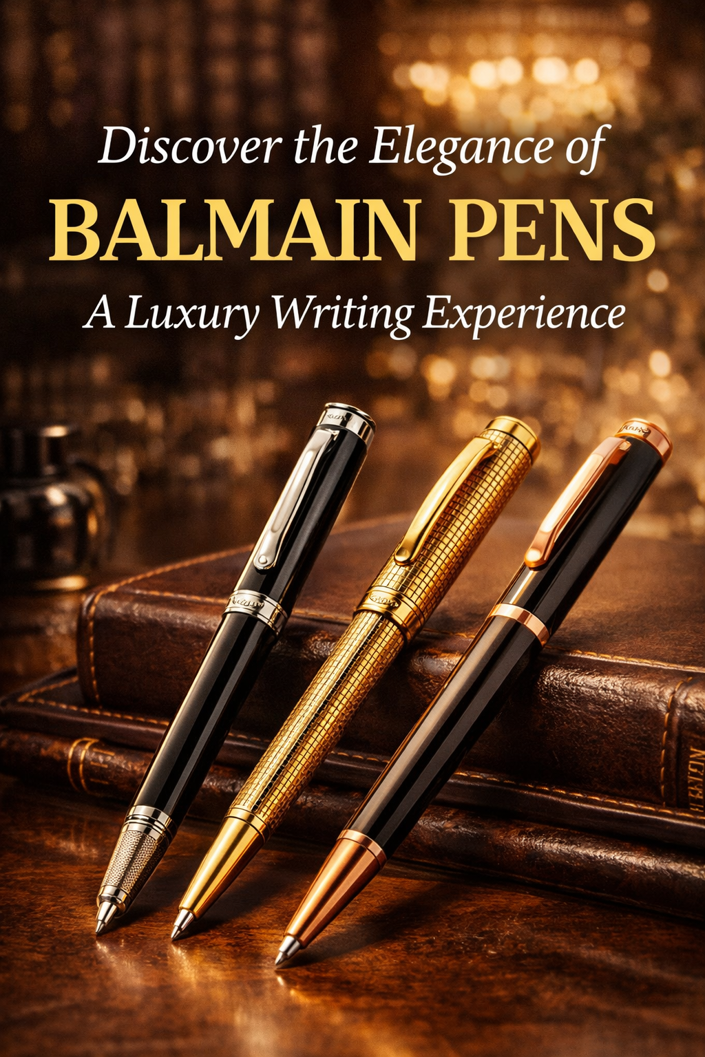 Discover the Elegance of Balmain Pens: A Luxury Writing Experience