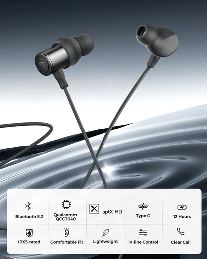 SOUNDPEATS Q30 HD+ In-Ear Stereo Bluetooth Headphones by Corporate Gift Store Singapore