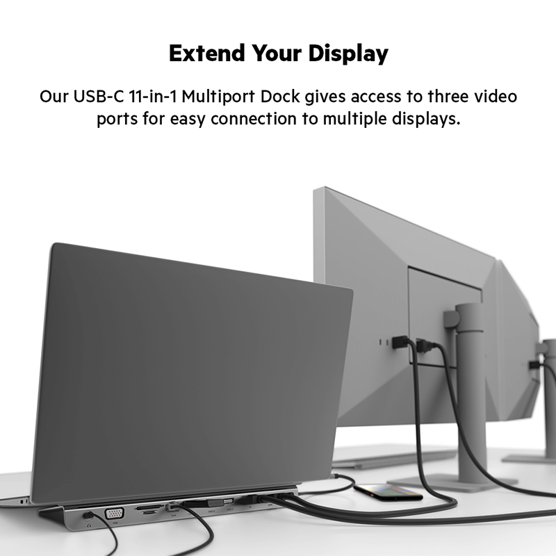 Belkin INC004btSGY Connect USB-C 11-in-1 Multiport Dock by Corporate Gift Store Singapore