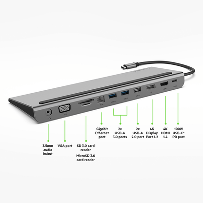 Belkin INC004btSGY Connect USB-C 11-in-1 Multiport Dock by Corporate Gift Store Singapore