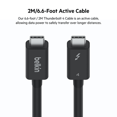 Belkin Connect Thunderbolt 4 Cable, 1M, Passive