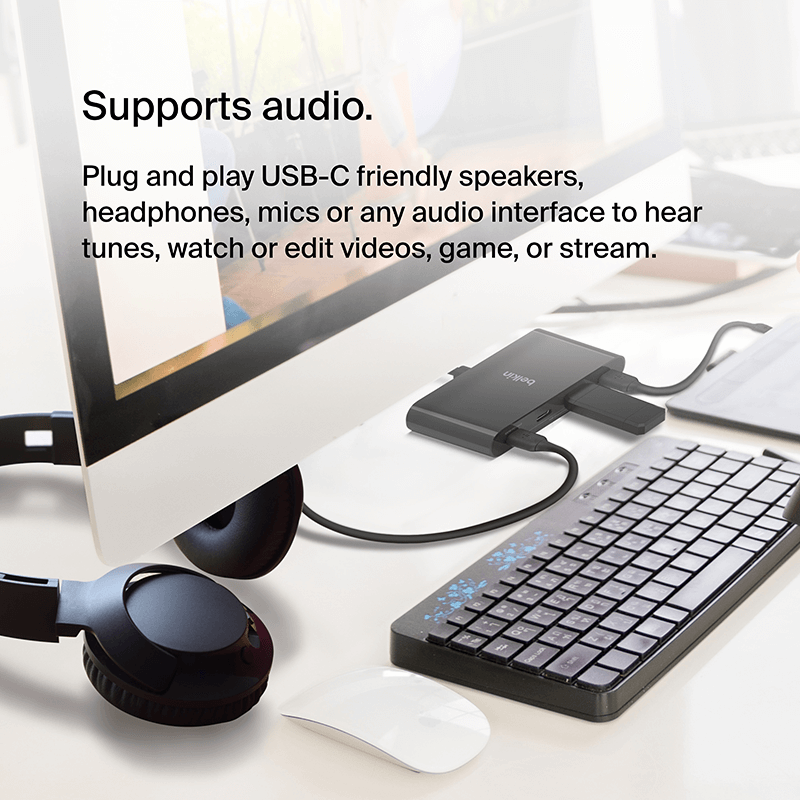 Belkin AVC018 Connect USB-C to 4-Port USB-C Hub by Corporate Gift Store Singapore