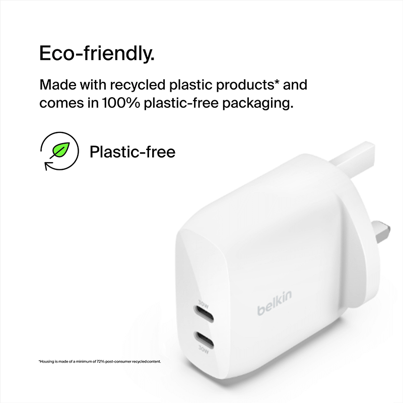 Belkin WCB010BoostCharge Pro USB-C Wall Charger with PPS 60W by Corporate Gift Store Singapore