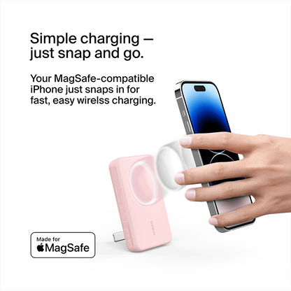 Belkin BPD004 5000mAh Wireless Charging Powerbank with Kickstand by Corporate Gift Store Singapore