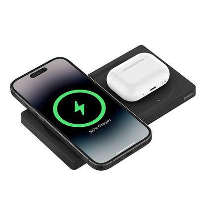 Belkin WIZ019 MagSafe 2-in-1 Wireless Charging Pad by Corporate Gift Store Singapore
