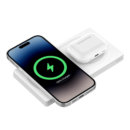 Belkin WIZ019 MagSafe 2-in-1 Wireless Charging Pad by Corporate Gift Store Singapore